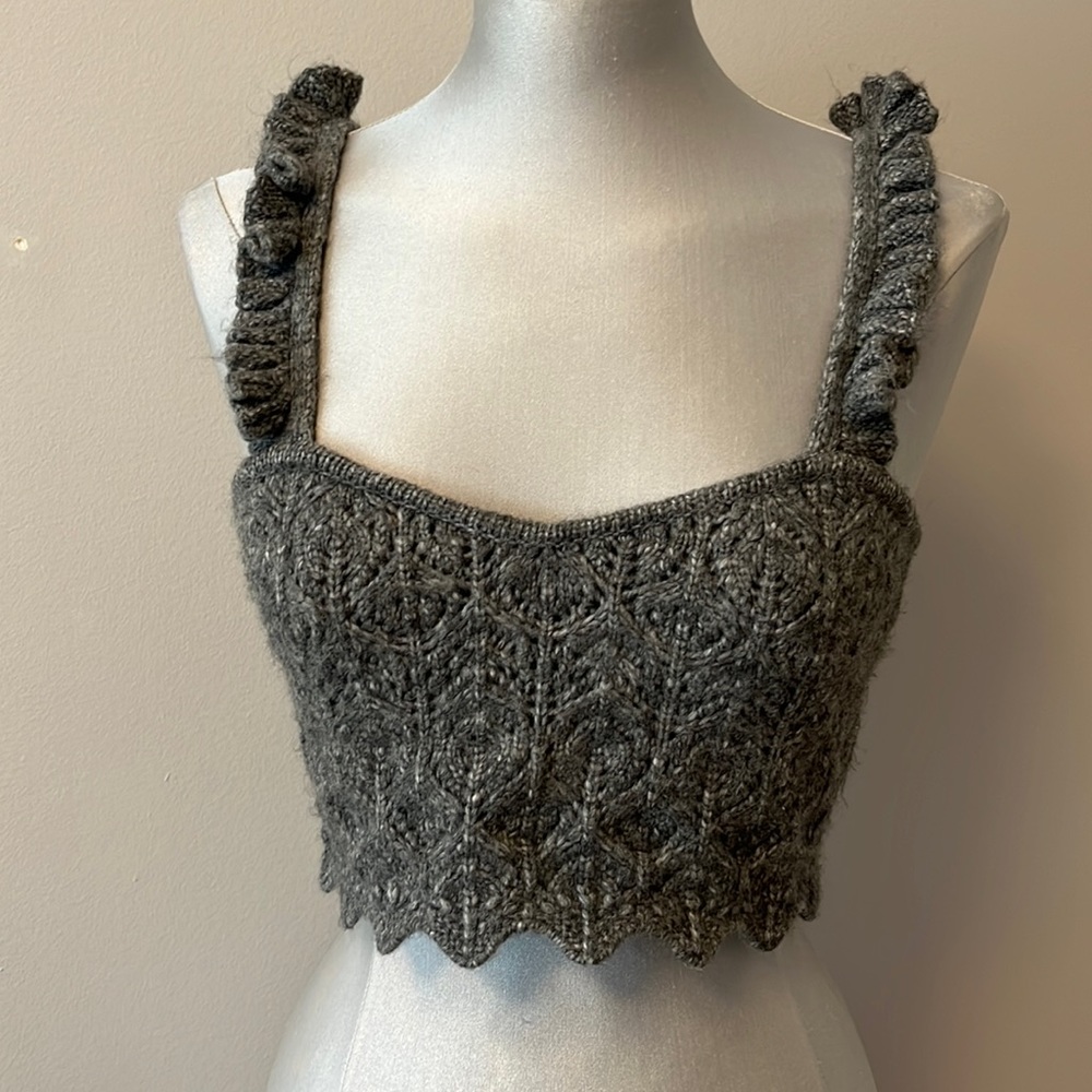 Zara knit crop top